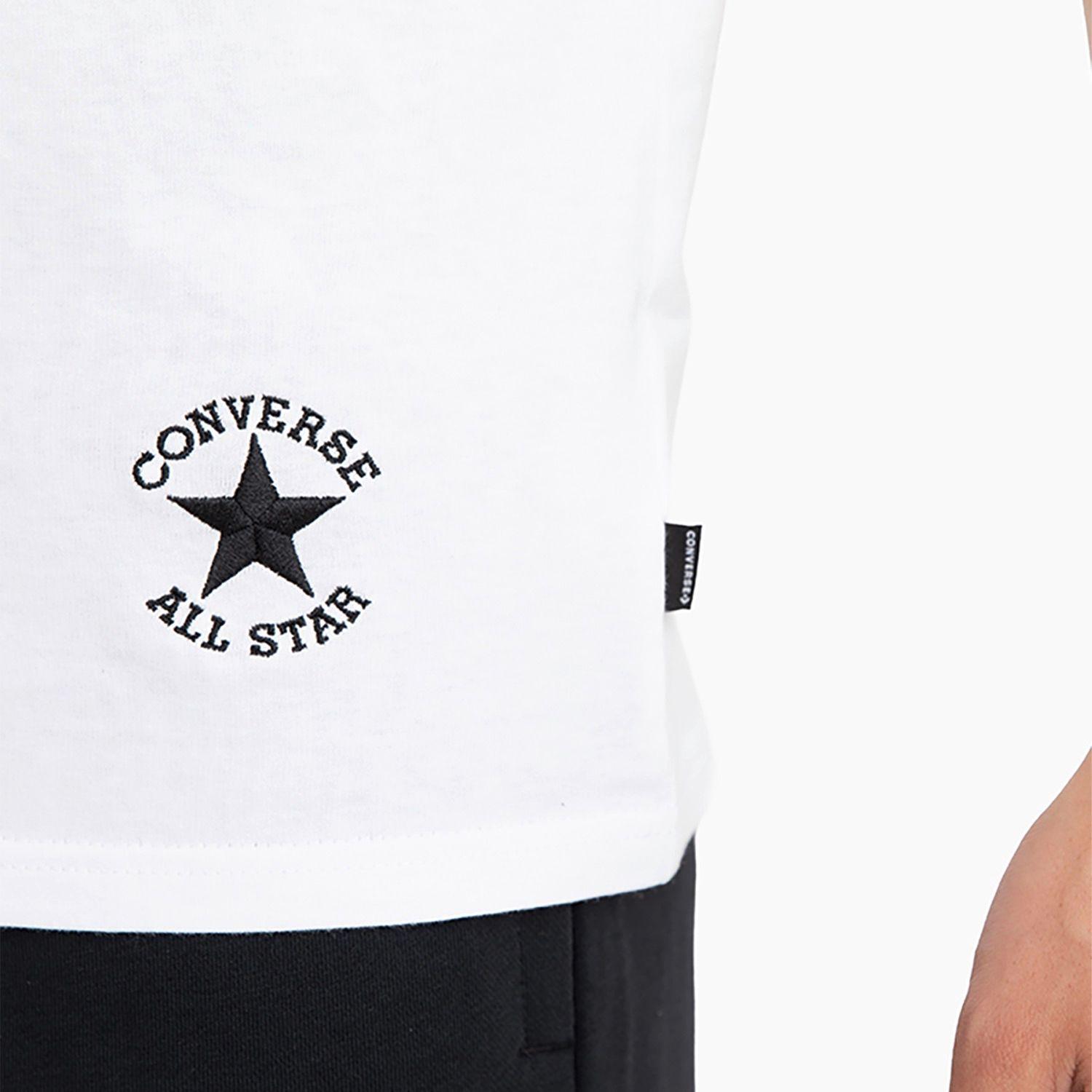 Polera Converse Basic Retro Chuck M/C Hombre Blanco-3