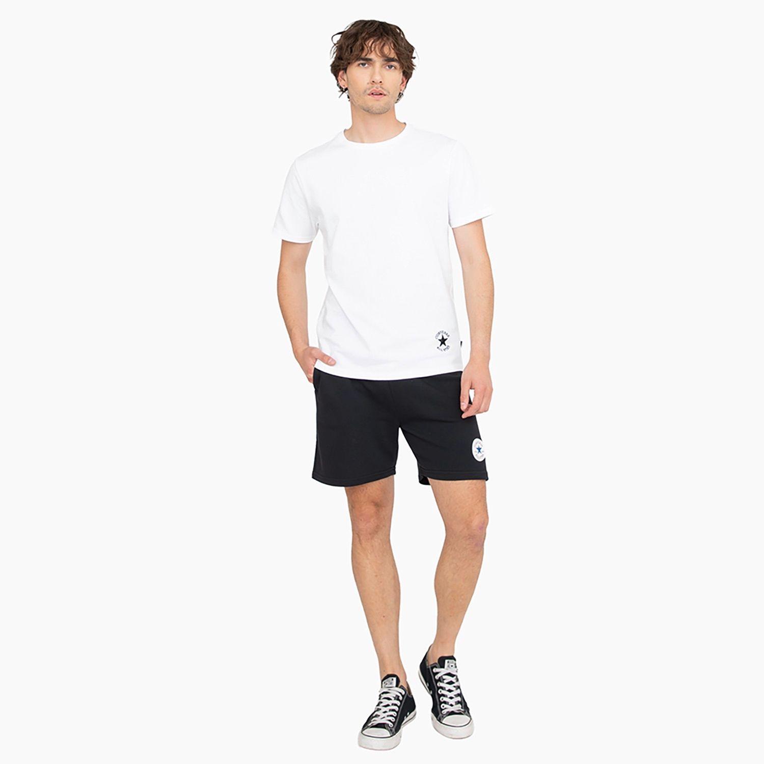 Polera Converse Basic Retro Chuck M/C Hombre Blanco-4