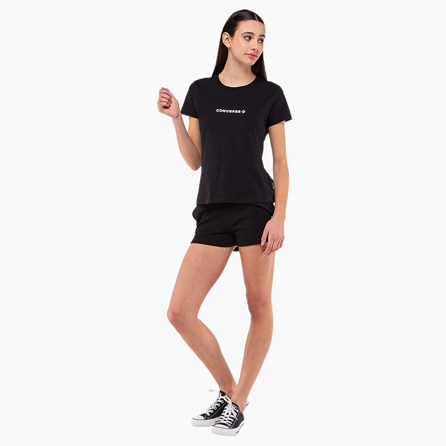 Polera Converse Your Logo Mujer Negro-4