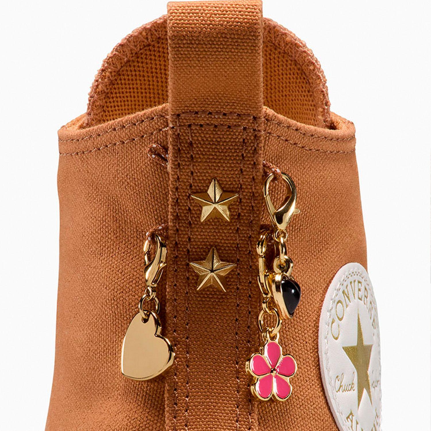 Zapatilla Converse Chuck Taylor All Star Lift Double Stack Mujer Café-7