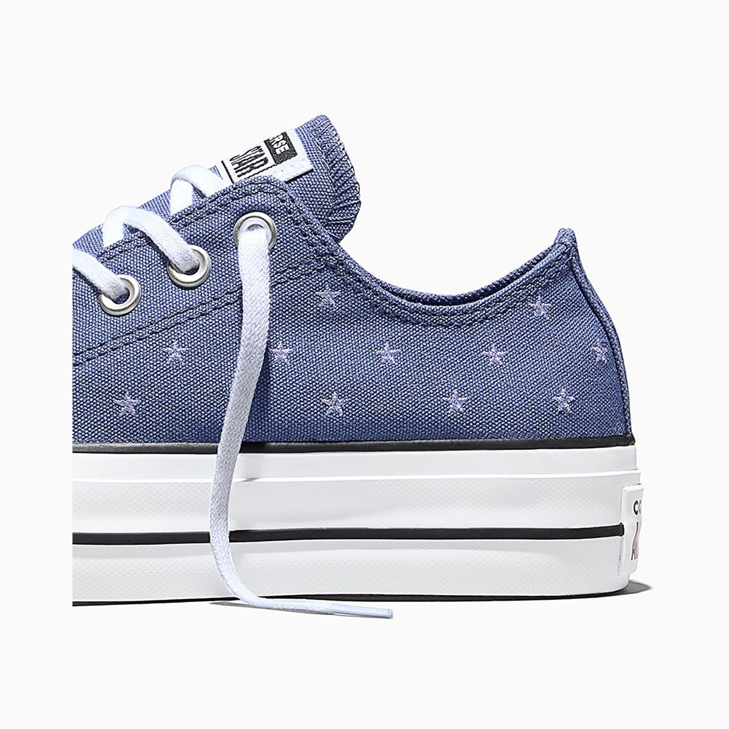 Zapatilla Converse Chuck Taylor All Star Lift Mujer Azul-6