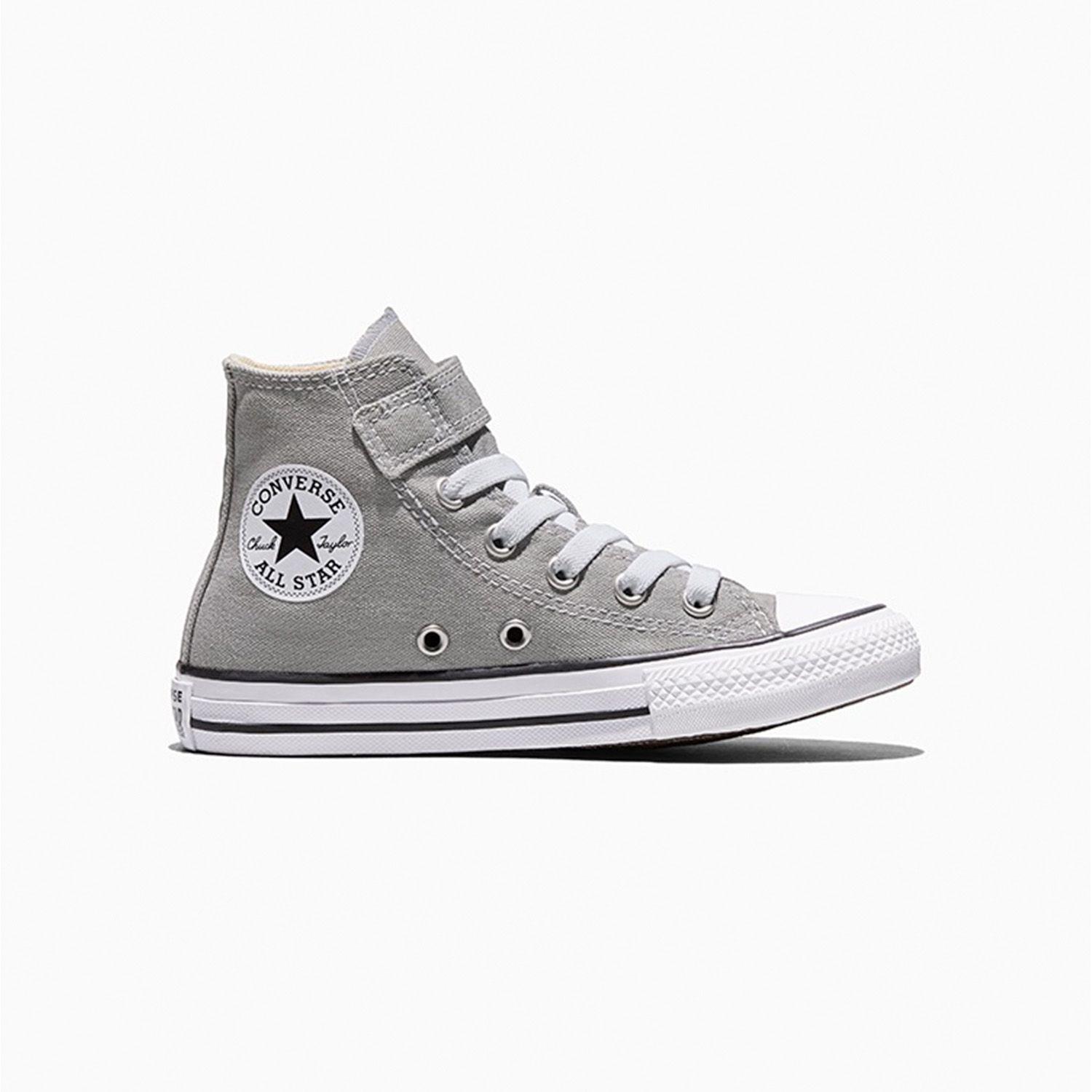 Zapatilla Converse Chuck Taylor All Star 1V Niños JR Gris-0