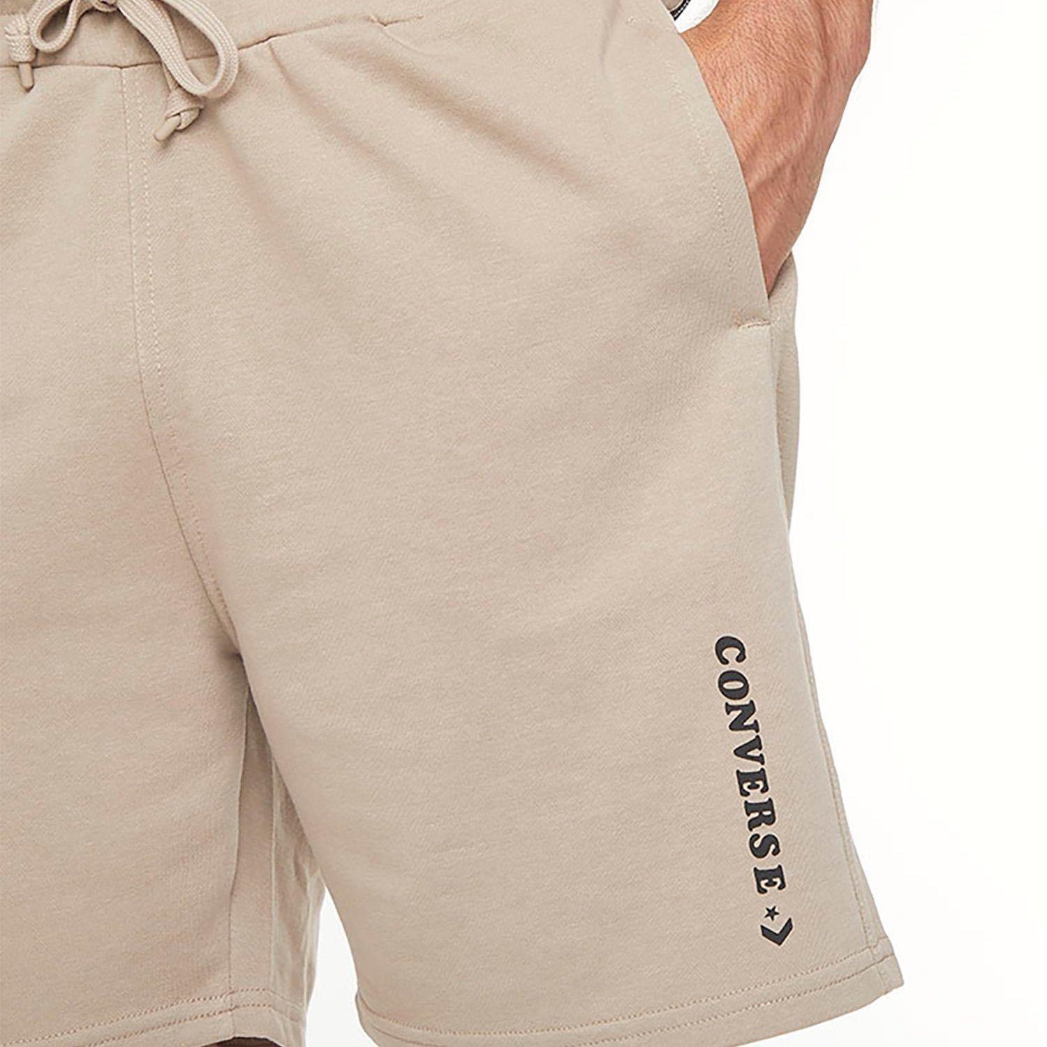Short Converse Your Logo Hombre Café Claro-2