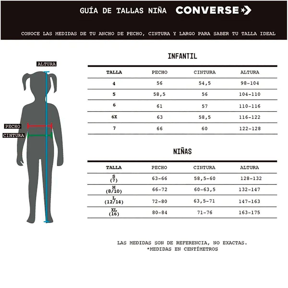 Polera Converse Diected M/C Niña Blanco-3