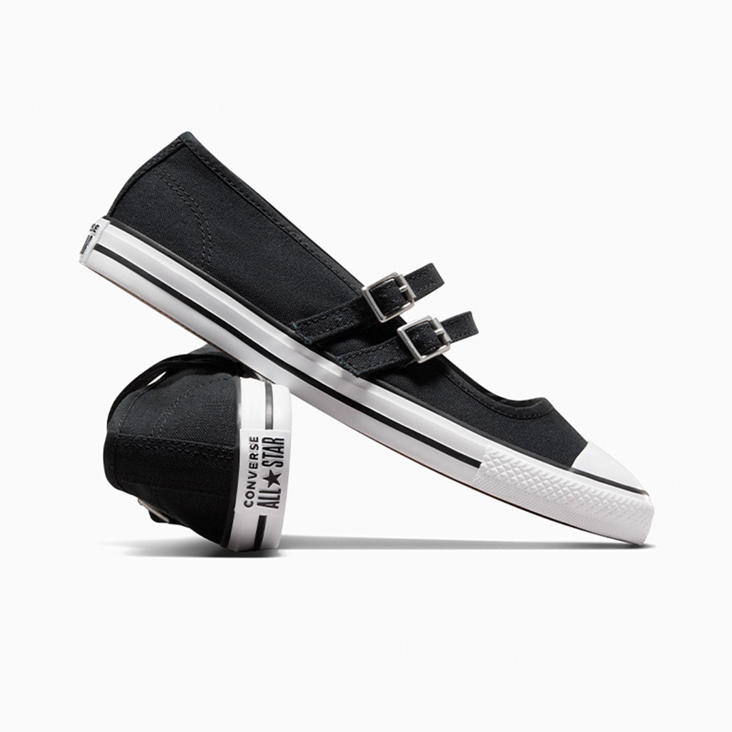 Zapatilla Converse Chuck Taylor All Star Dainty Mary Jane Mujer Negro-6