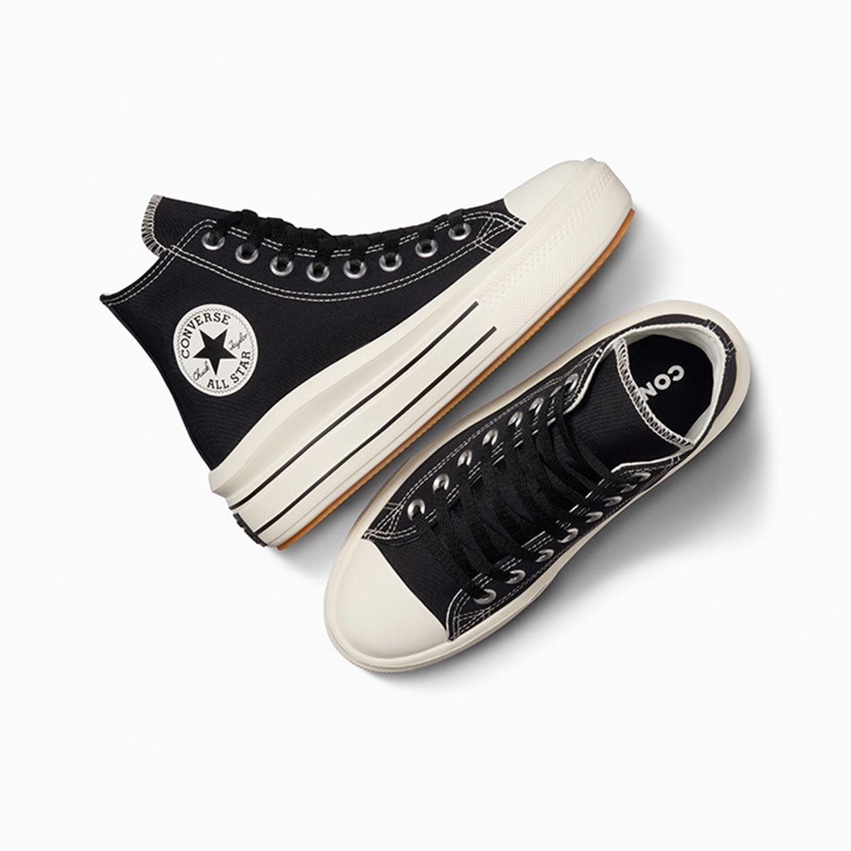 Zapatilla Converse Chuck Taylor All Star Move Mujer Negro/Beige-3