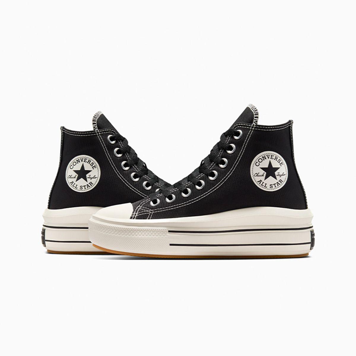 Zapatilla Converse Chuck Taylor All Star Move Mujer Negro/Beige-6