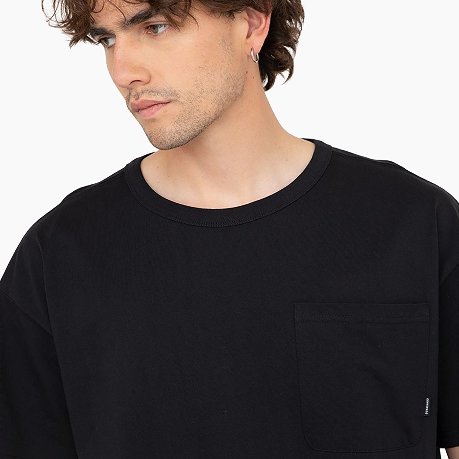Polera Converse The Pocket M/C Hombre Negro-2