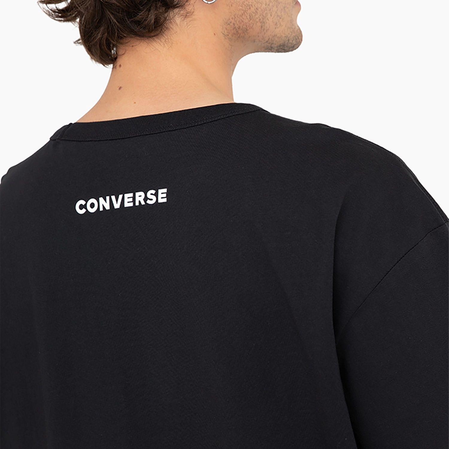 Polera Converse The Pocket M/C Hombre Negro-3
