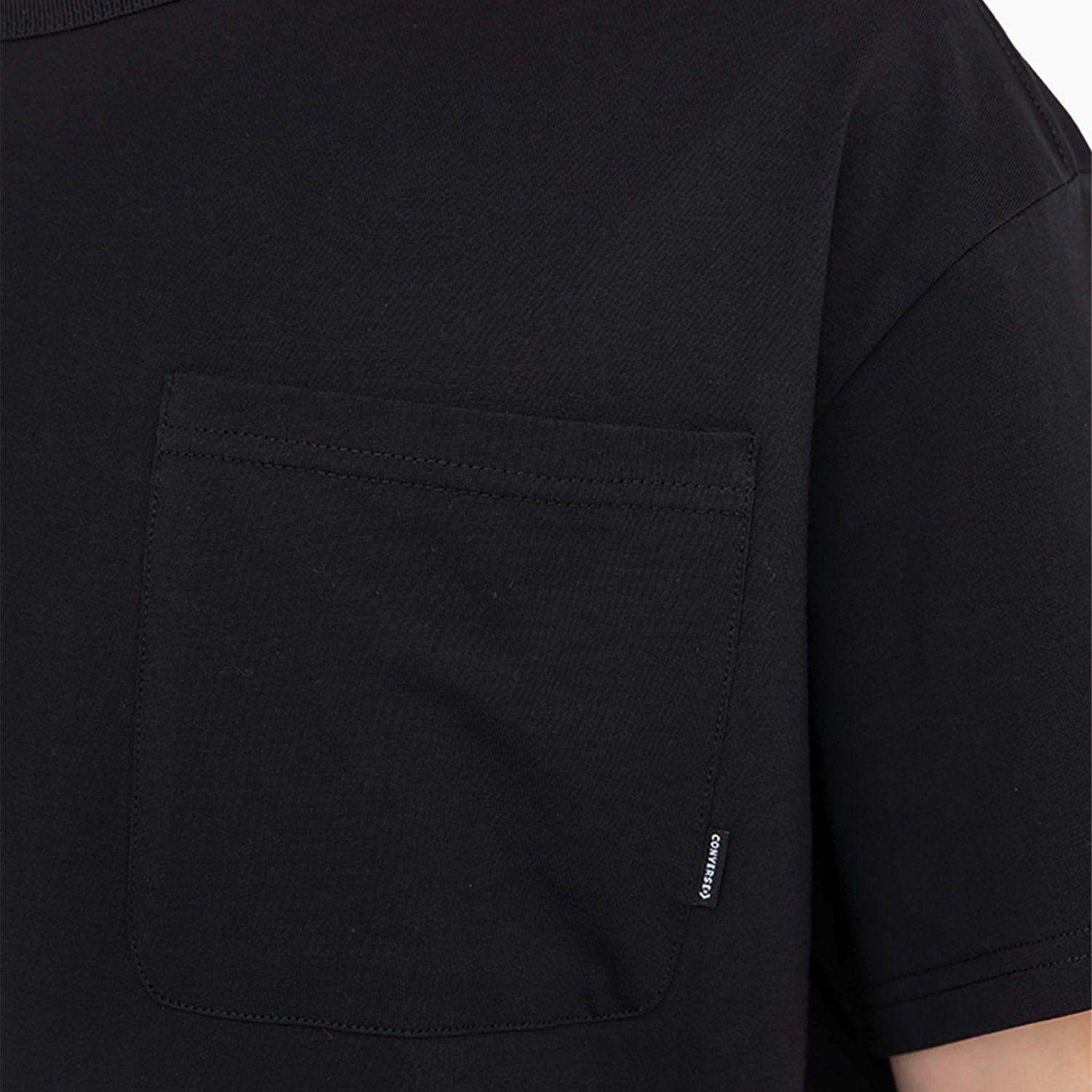 Polera Converse The Pocket M/C Hombre Negro-4