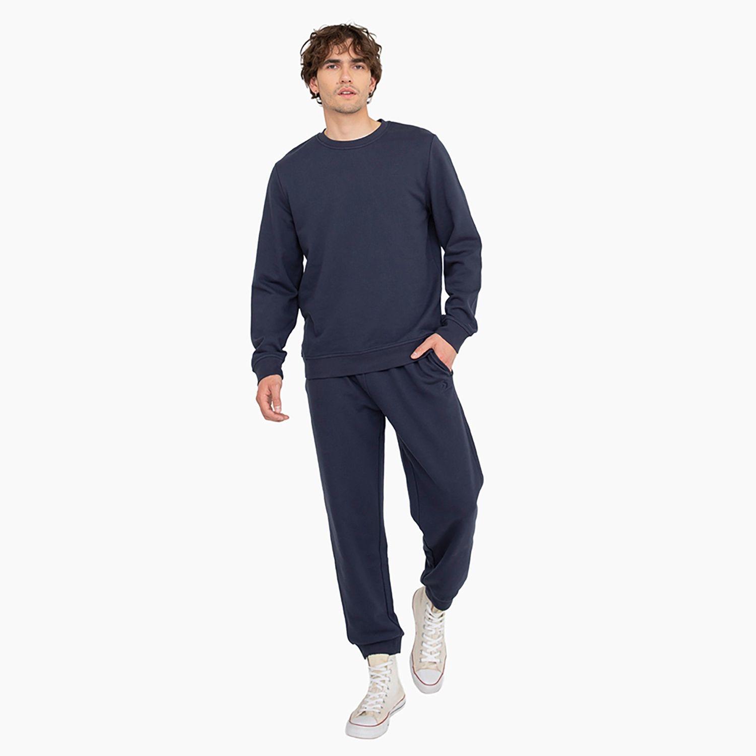 Polerón Converse Crew Back To School Hombre Azul-4