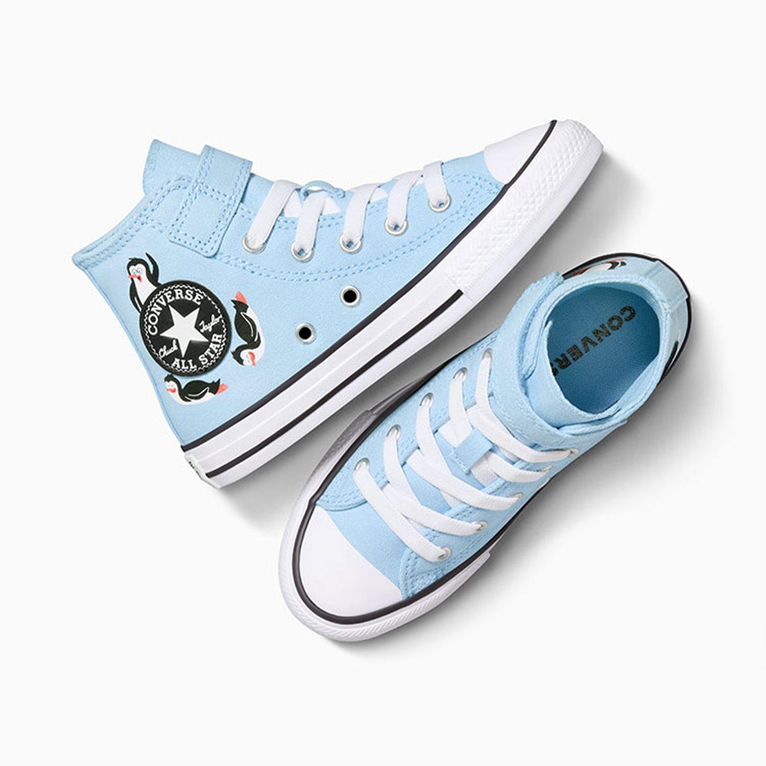 Zapatilla Converse Chuck Taylor All Star 1V Niños Celeste-2
