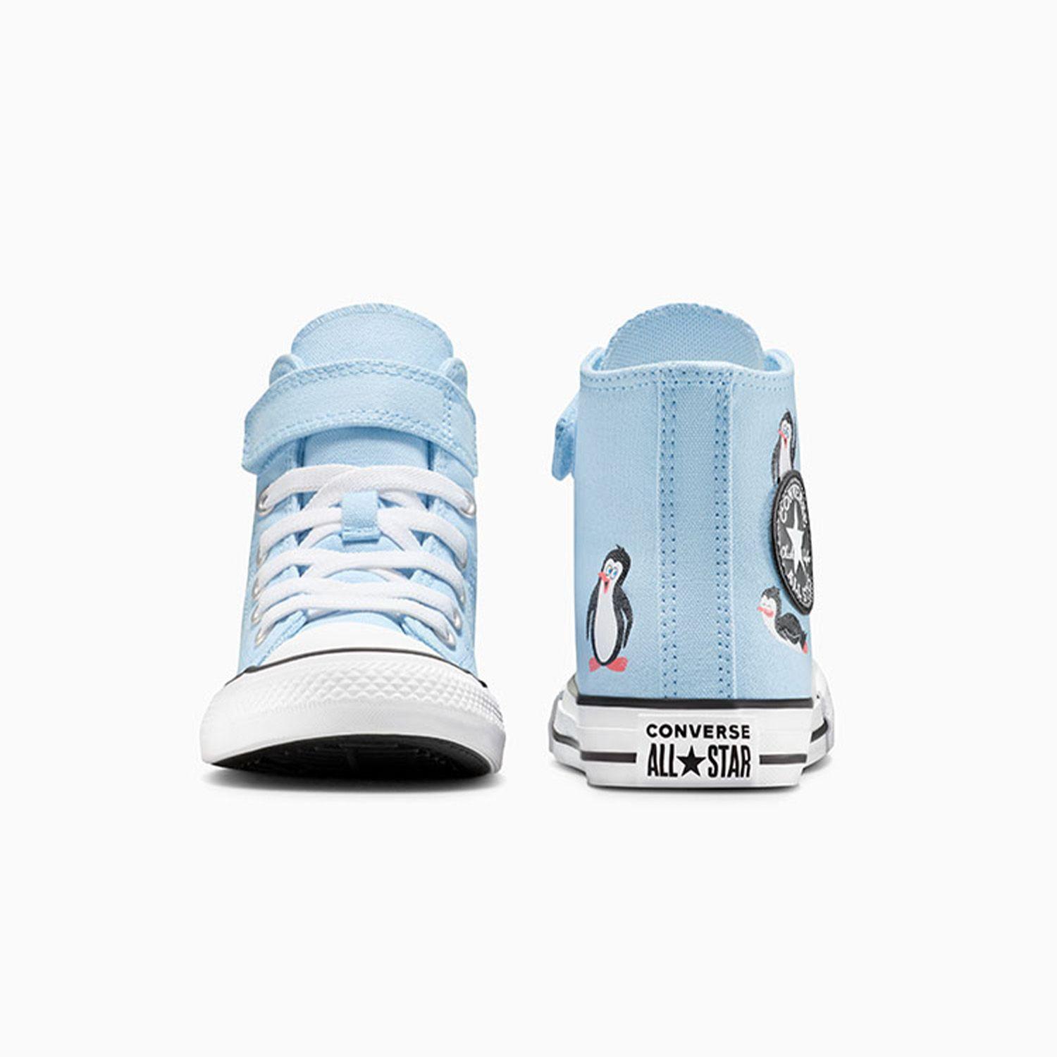 Zapatilla Converse Chuck Taylor All Star 1V Niños Celeste-4