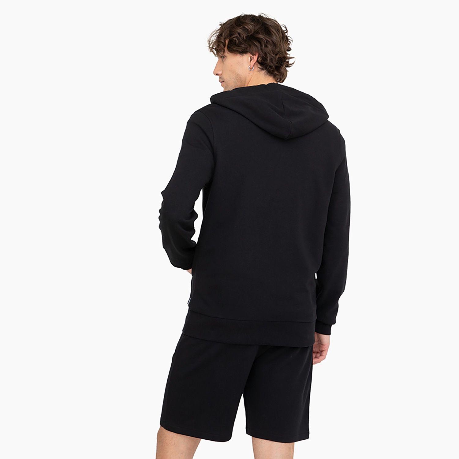 Polerón Converse Full Zipper Your Logo Hombre Negro-1