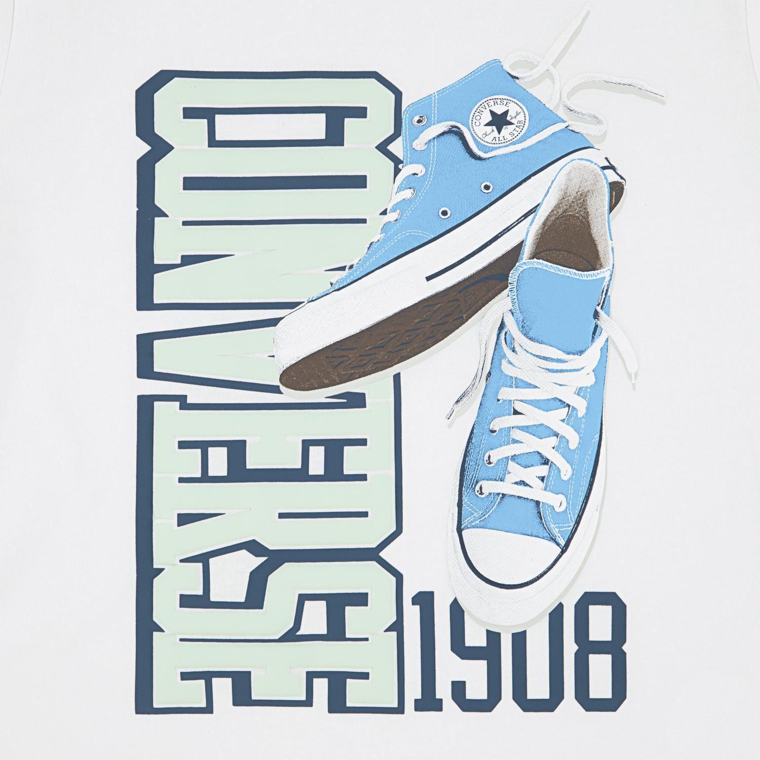 Polera Converse Chuck Taylor M/C Niña Blanco-6