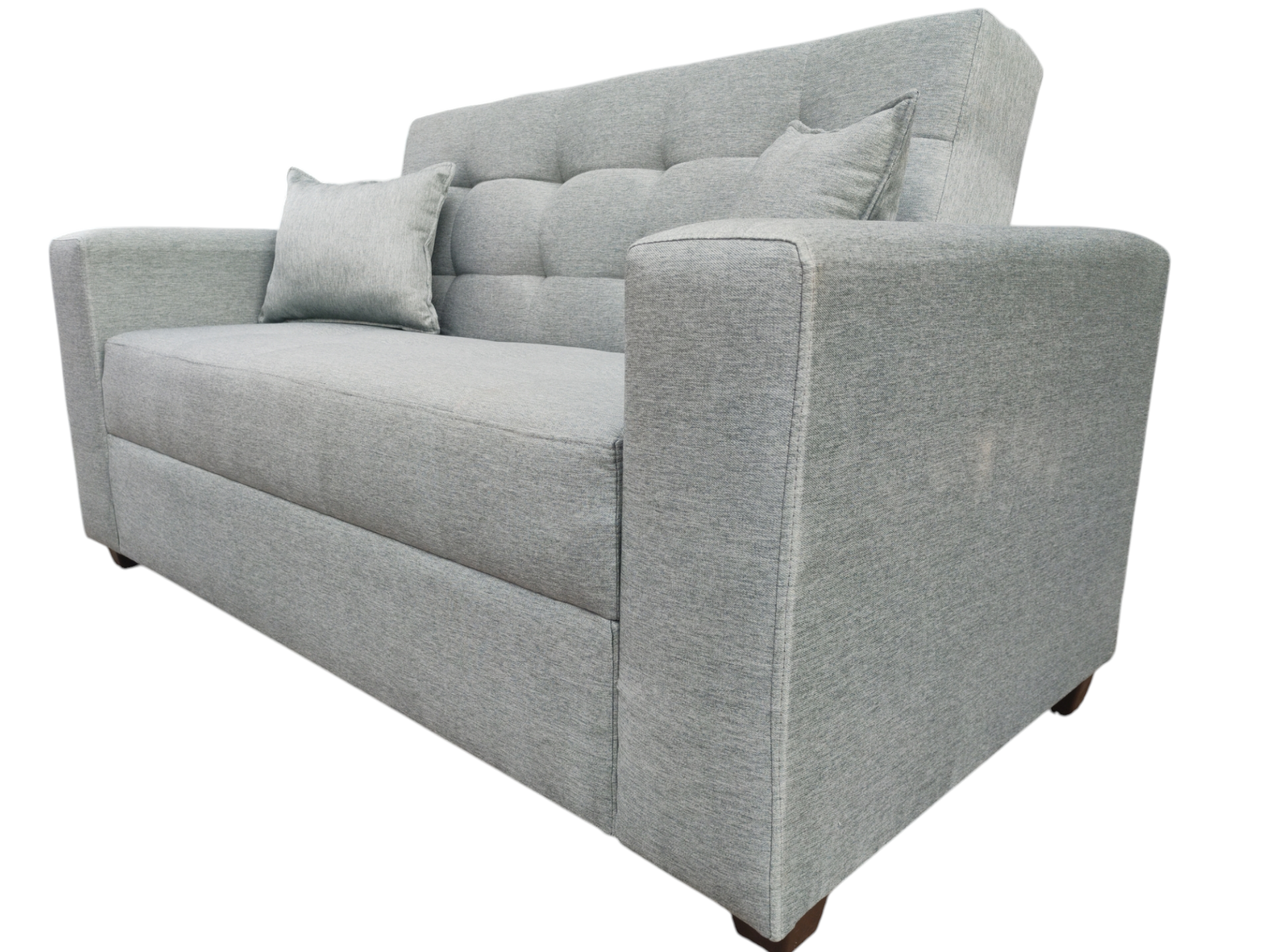 Sofa Cama RH Verde Agua Impermeable-2