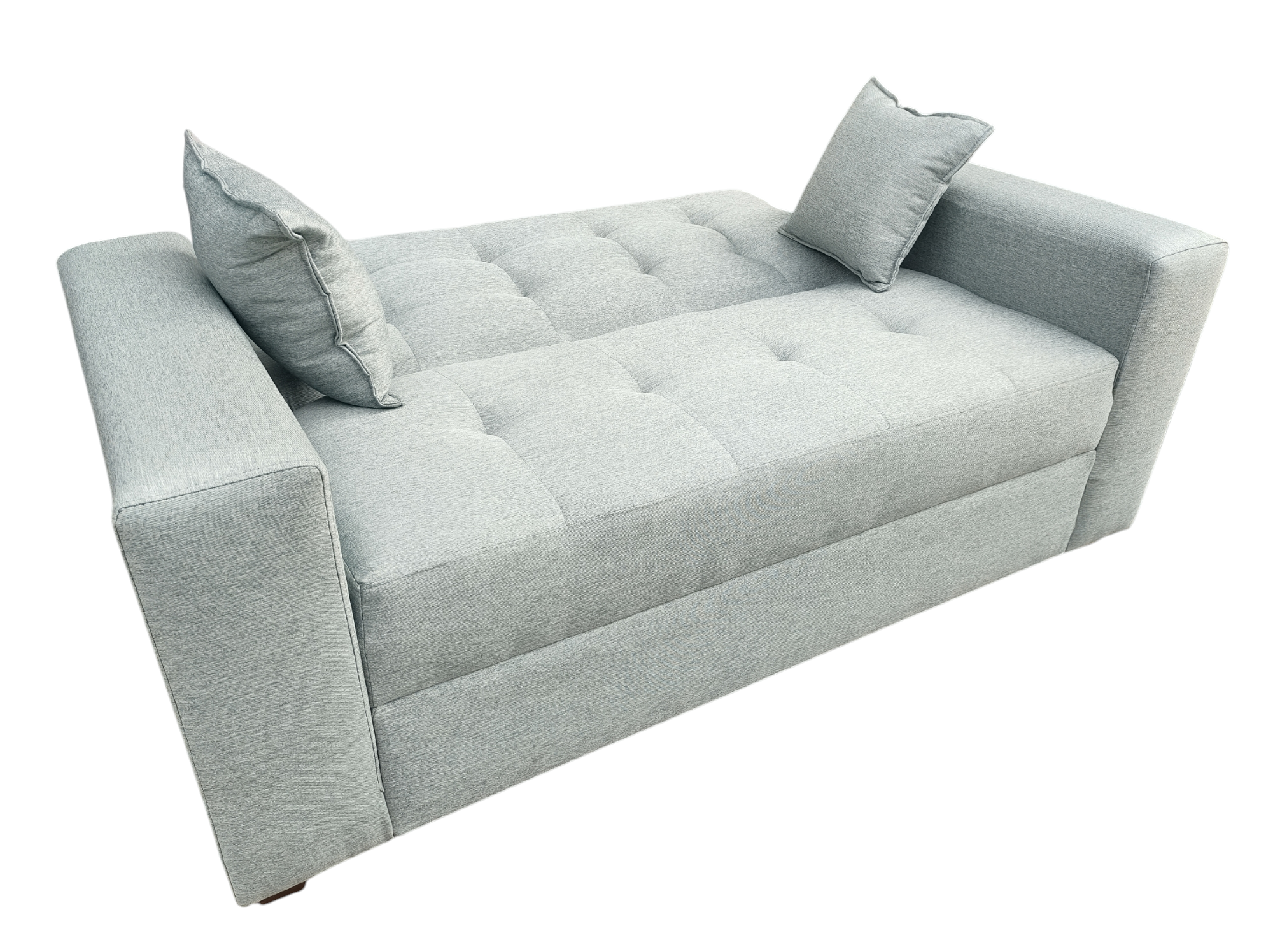 Sofa Cama RH Verde Agua Impermeable-3