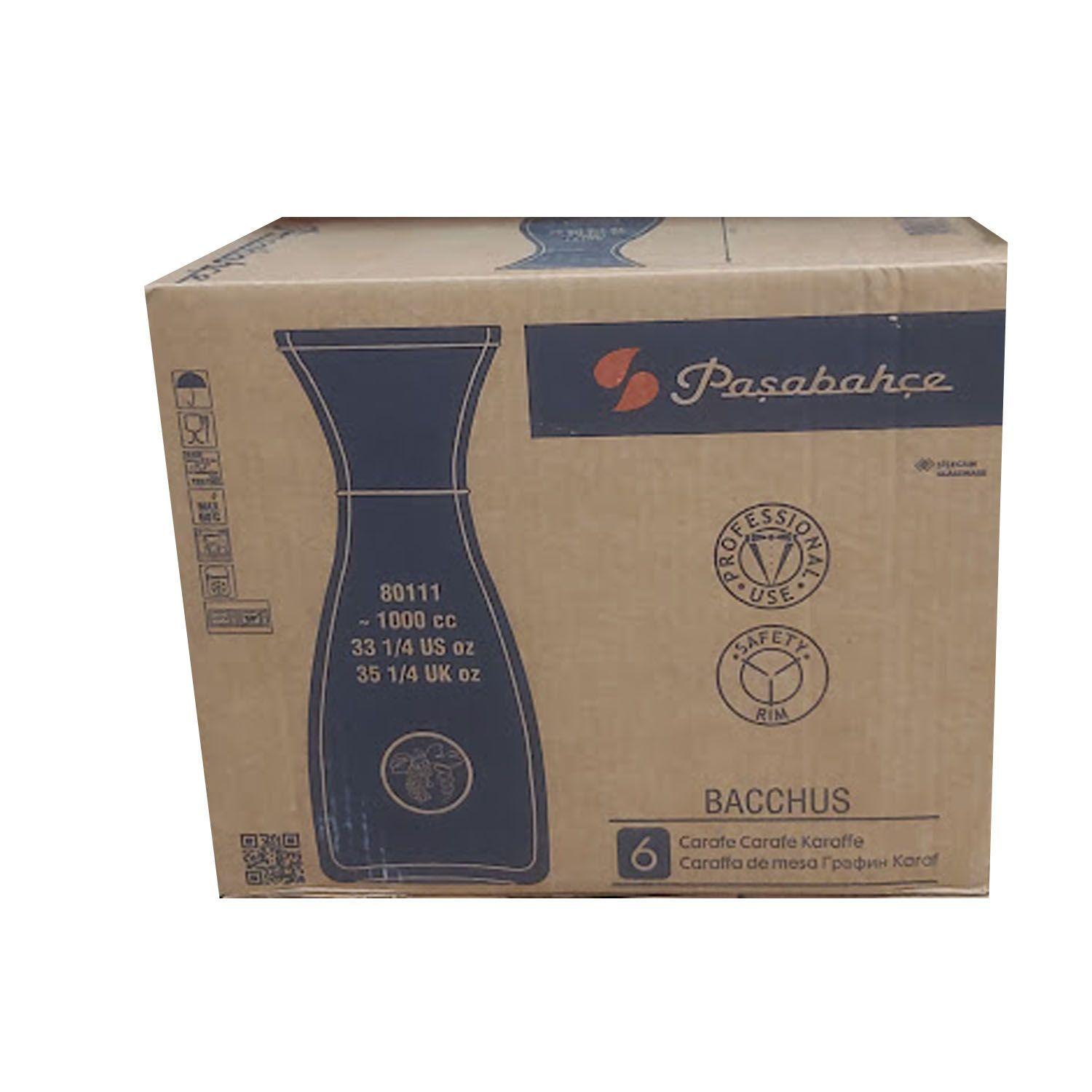 Botella Decanter Bacchus 1000 ml Set 6 piezas-2