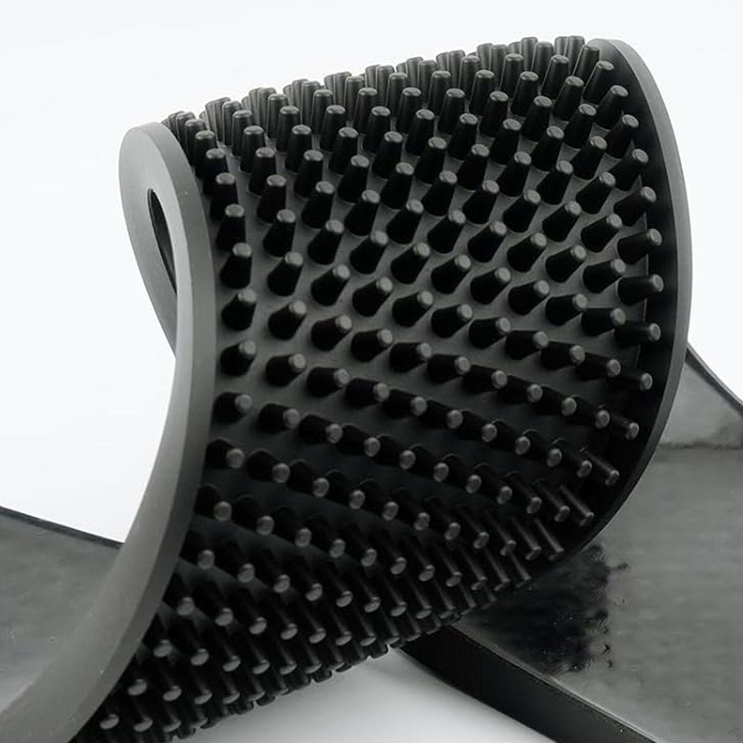 Goma Bar 68x85 cm Negro escurridor vasos Set 2 piezas-2