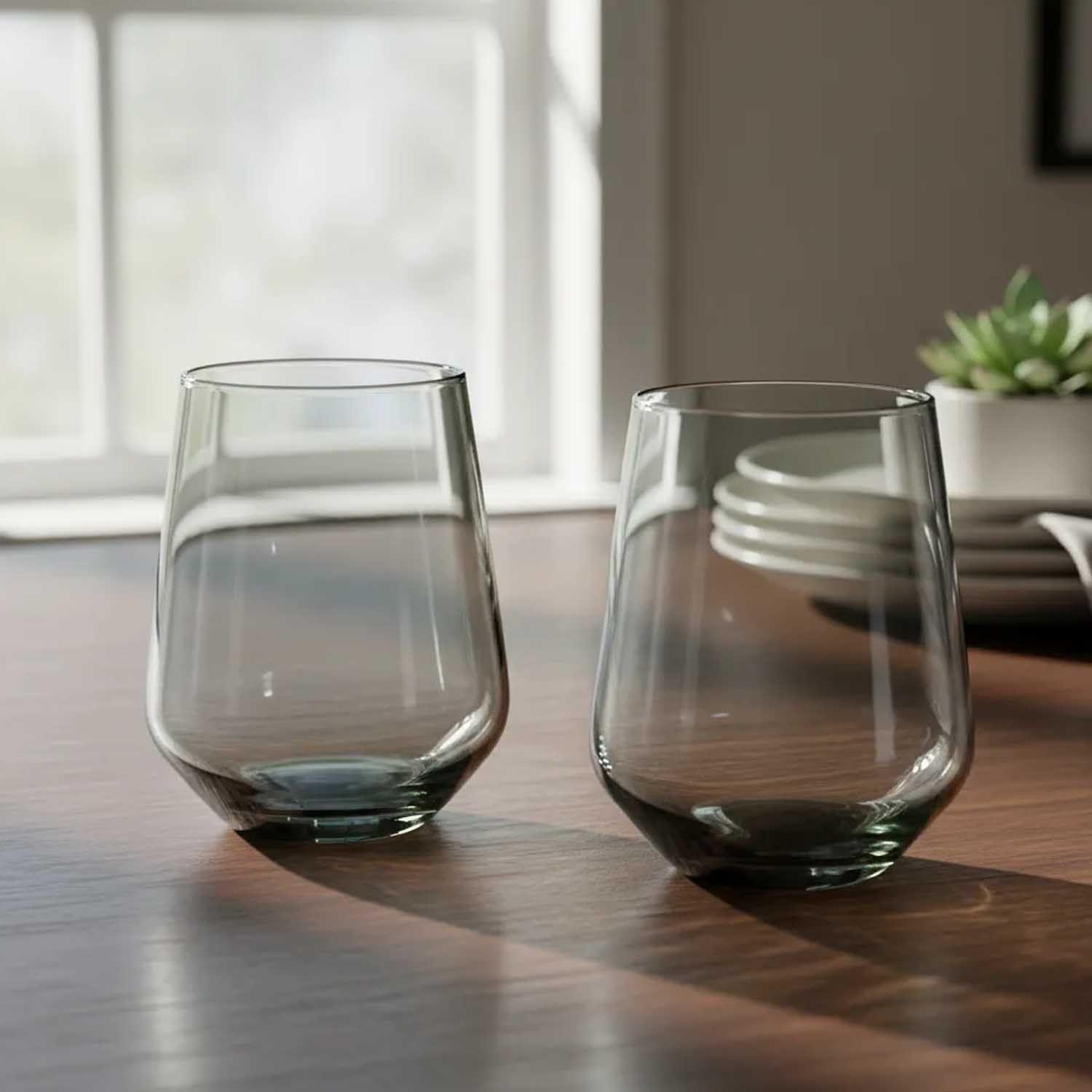 Vaso Allegra 425Ml Gris Set 6Pcs-3