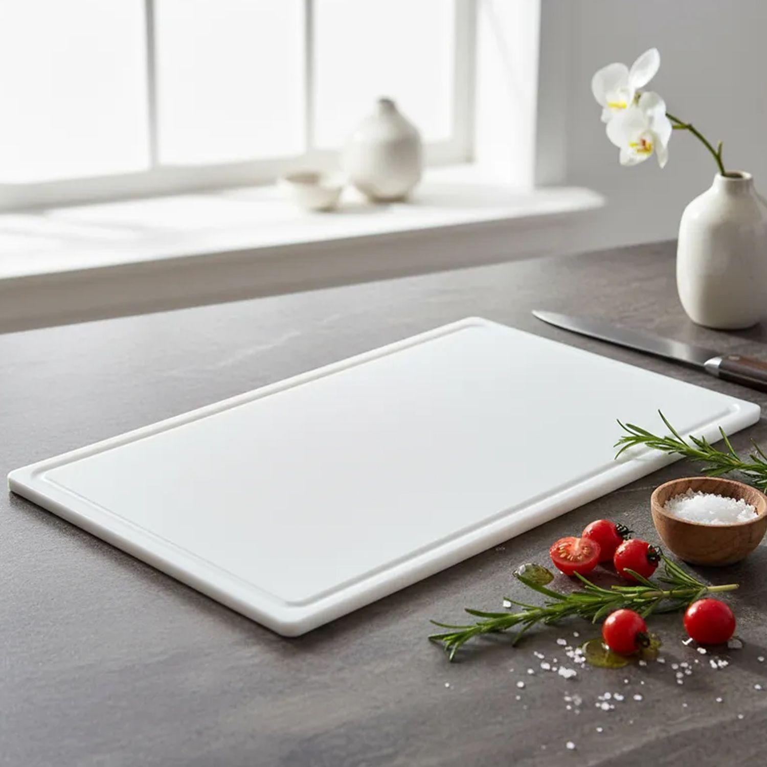 Tabla de cortar Blanca 45x61x1cm-2