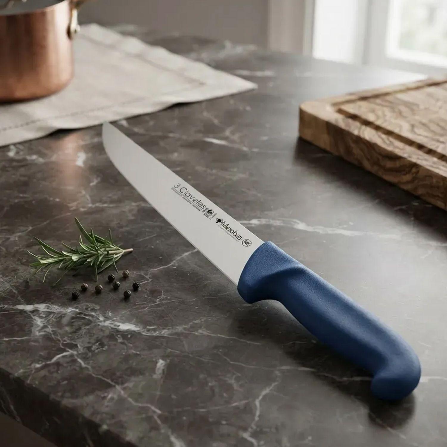 Cuchillo Carnicero 24 cm Azul -2
