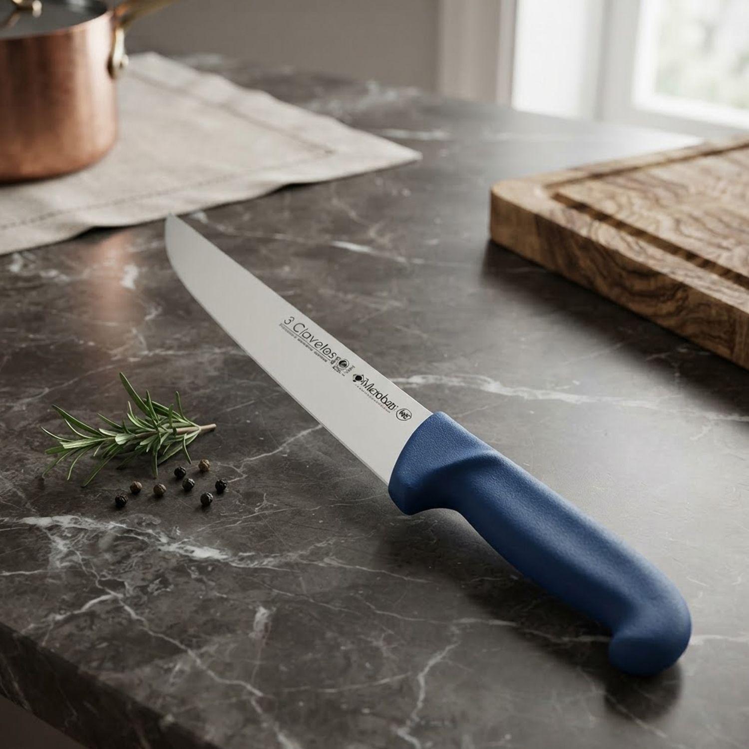 Cuchillo Carnicero 24 cm Azul -4