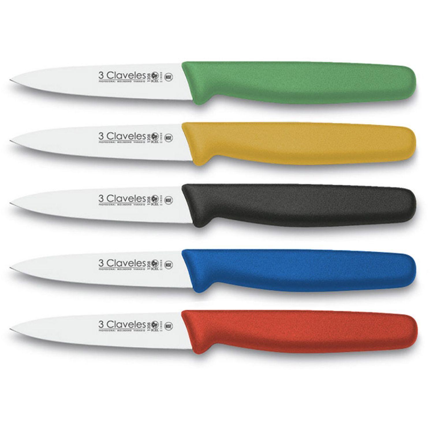 Cuchillo Verdura 10 Cm Mango Color (unidad)-0