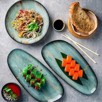 Plato porcelana Madera Mint entrada 21cm Set 6 unidades-2