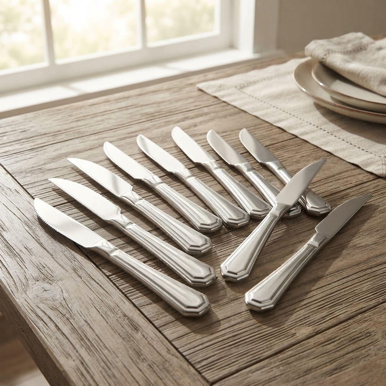 Set 12 Pcs Cuchillo Carne London-1