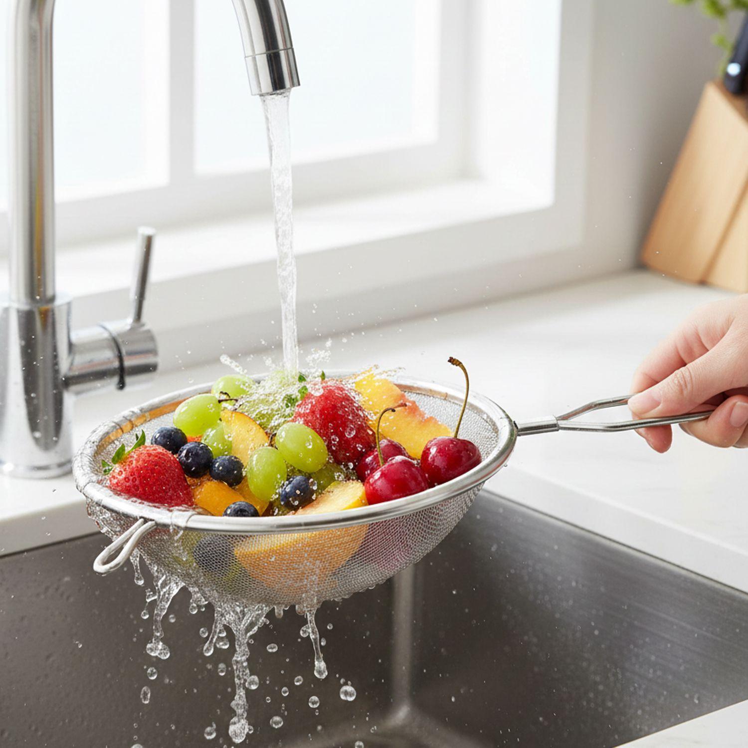 Colador Cocina Malla 25 Cm-2