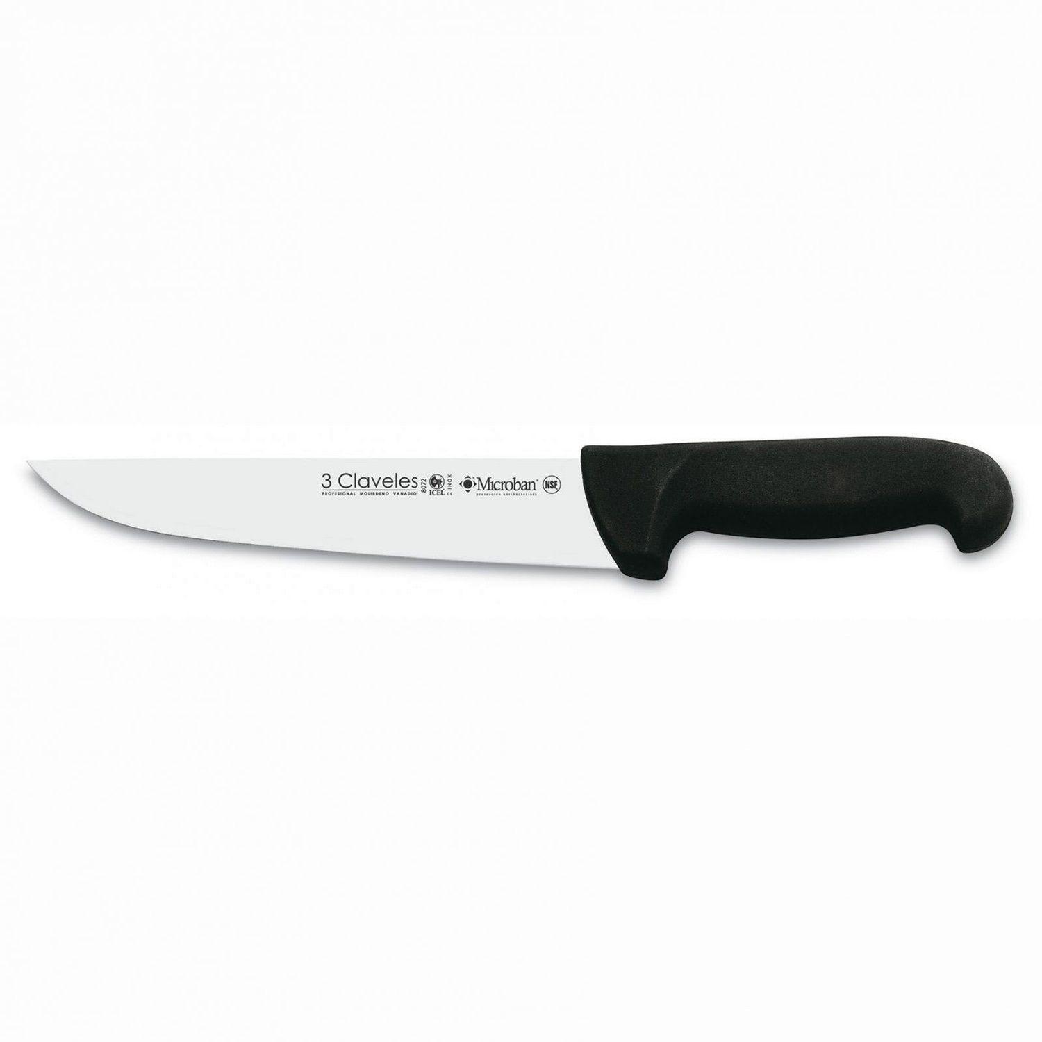 Cuchillo Carnicero 24 cm Negro -0