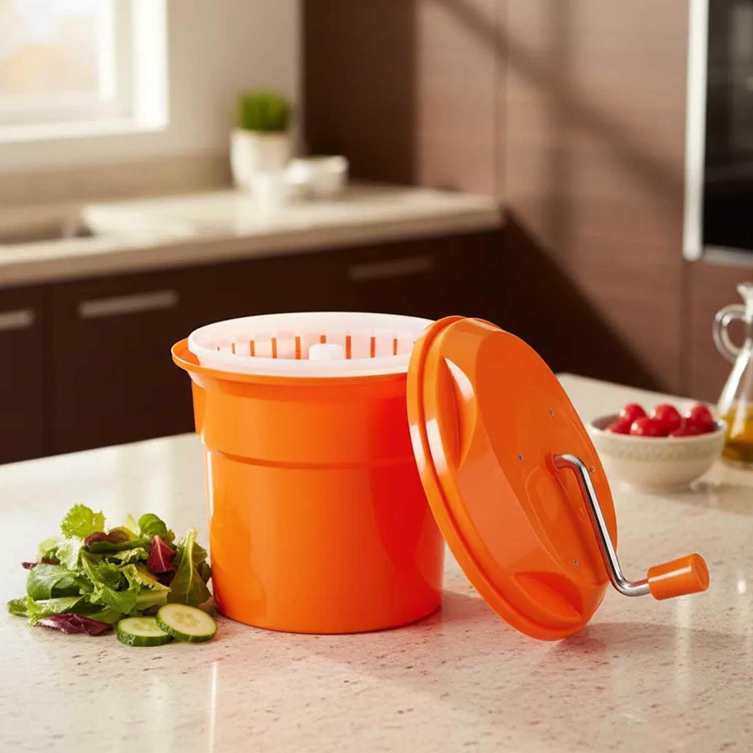 Centrifuga Ensalada 12L Naranjo           -4