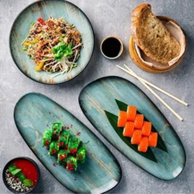 Plato porcelana Madera Mint Hondo 27cm Set 6 unidades-2