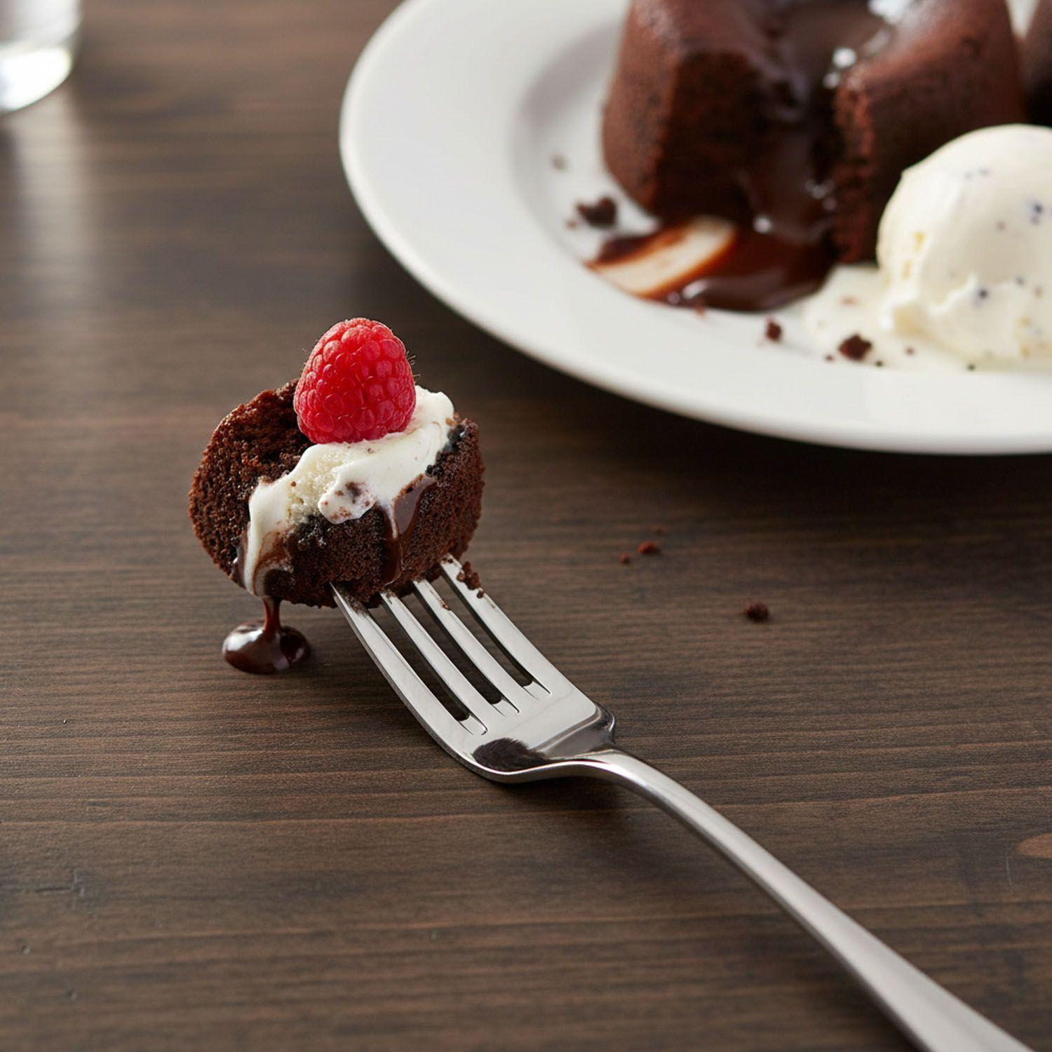 Tenedor de Postre Acero Inoxidable Set 12 Pcs-2