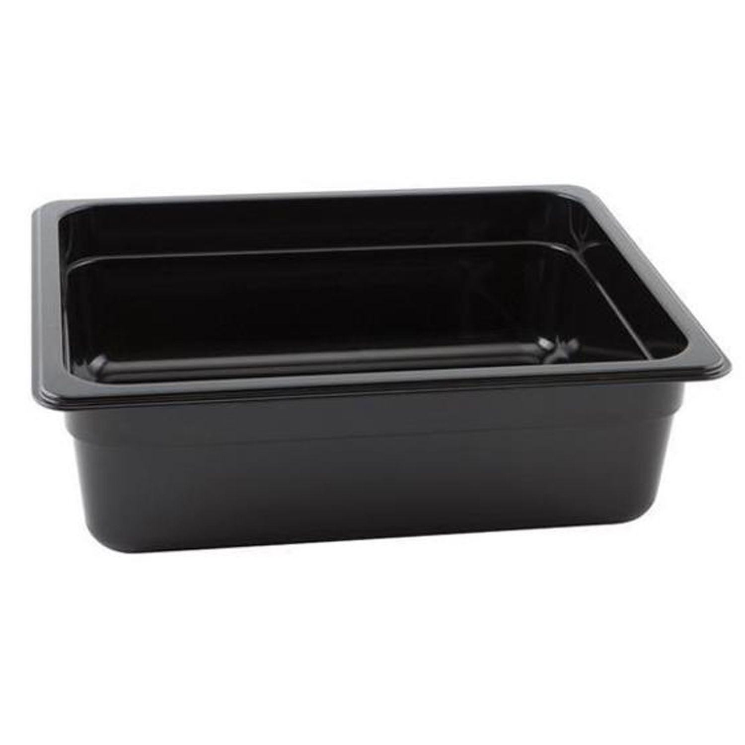 Recipiente GN policarbonato 1/2 x 10 cm Negro-0