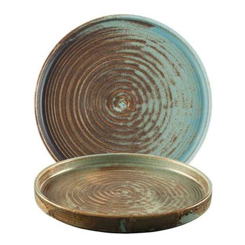 Plato Porcelana Coral 28Cm Set 6 unidades-2