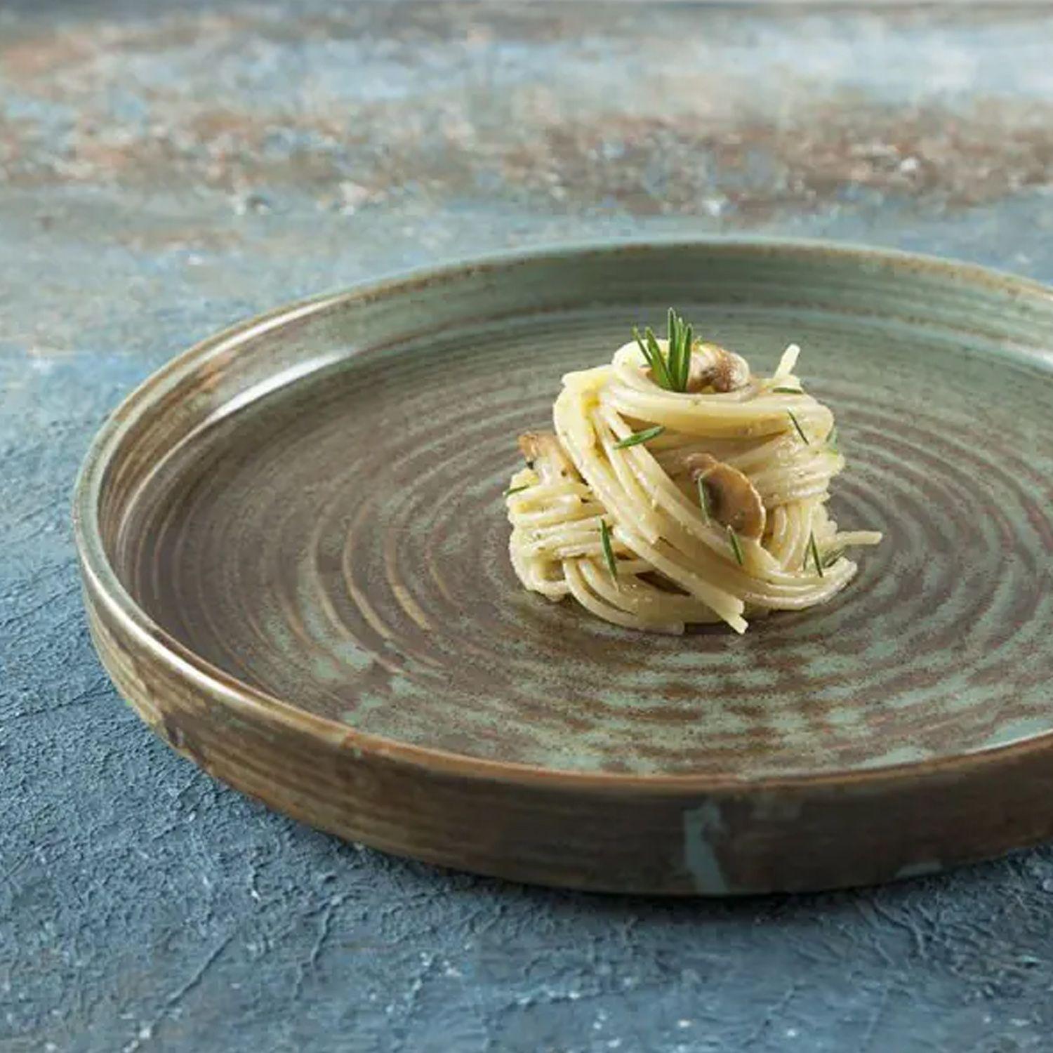 Plato Porcelana Coral 28Cm Set 6 unidades-4