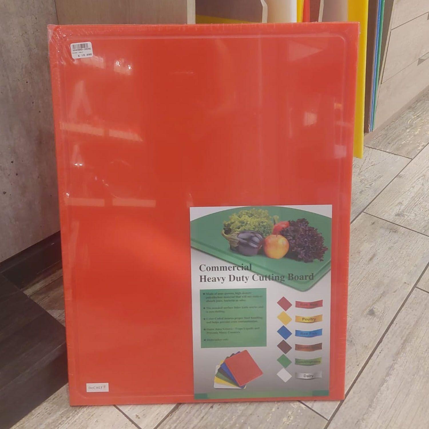 Tabla de cortar Rojo 45x61x1cm-3