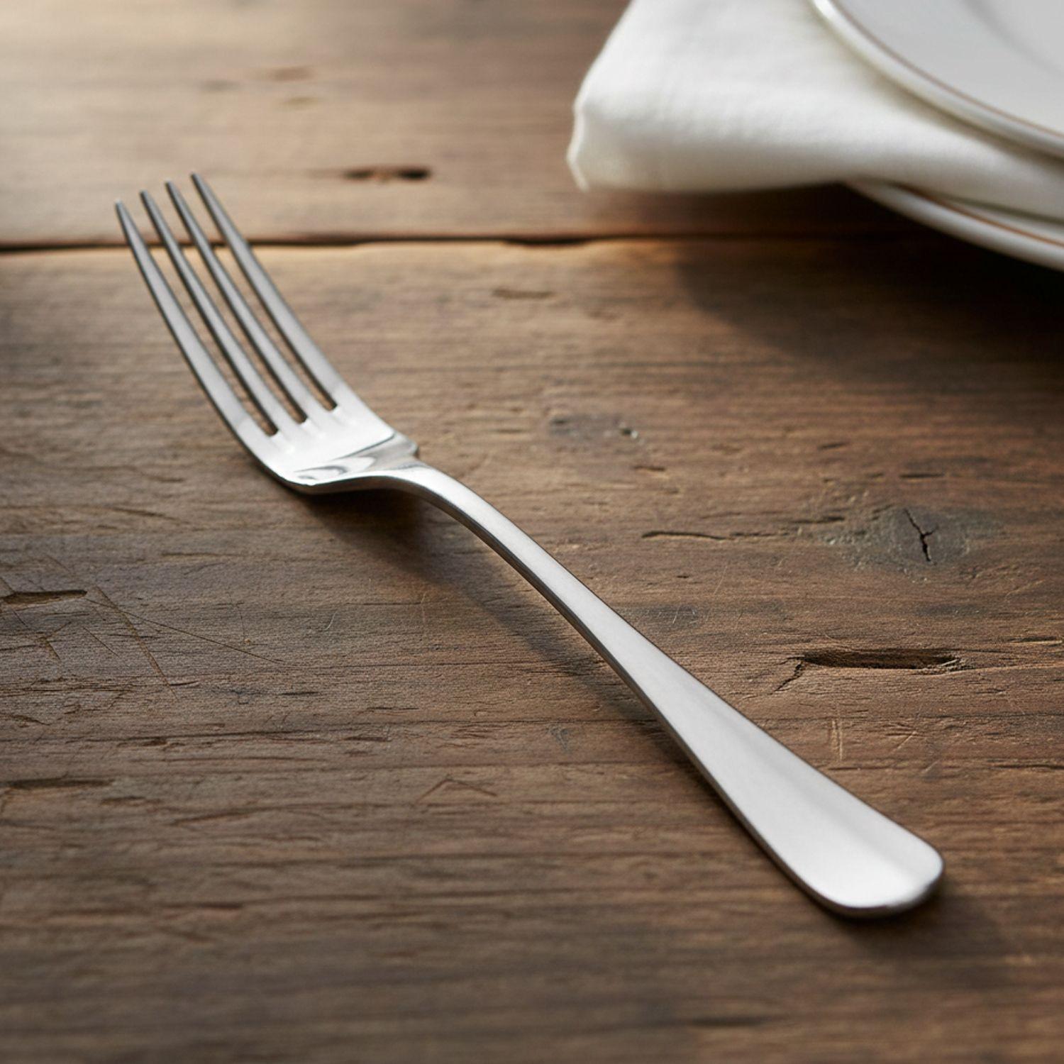 Tenedor de Mesa Acero Inoxidable Set 12 Pcs-3