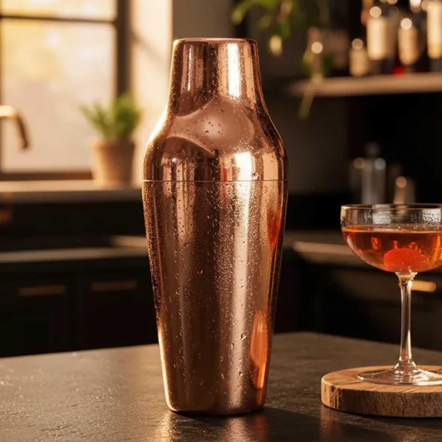Coctelera Dorada Boston 30 OZ-3