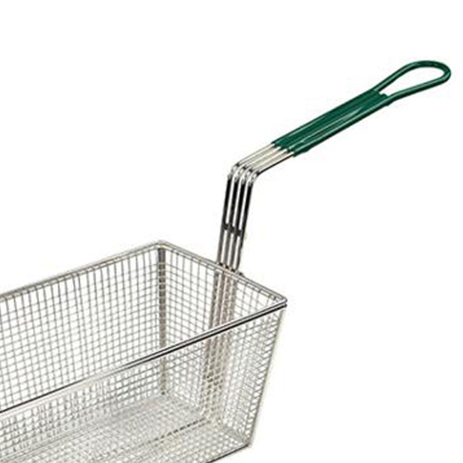 Canasto Freidor Mango Plast Verde         -1