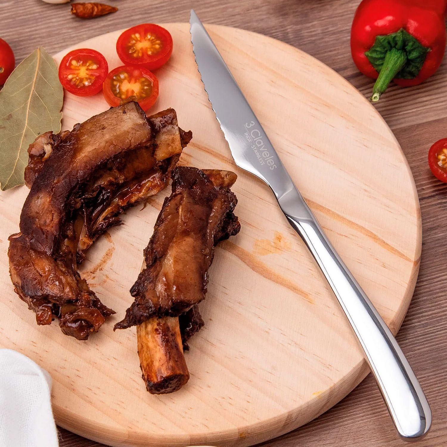 Cuchillo Chuletero 11 cm Set 3 piezas-3