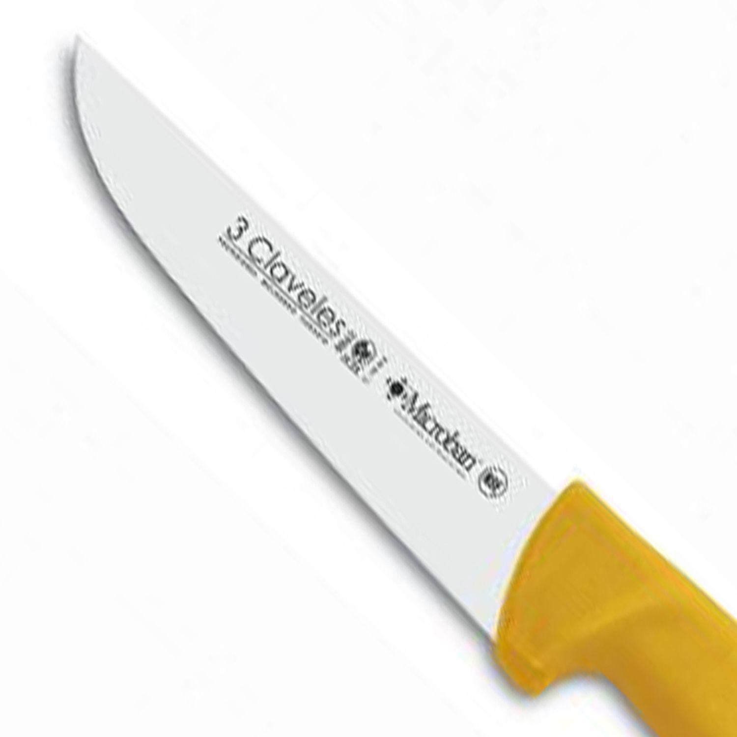 Cuchillo Carnicero 20 cm Amarillo-2
