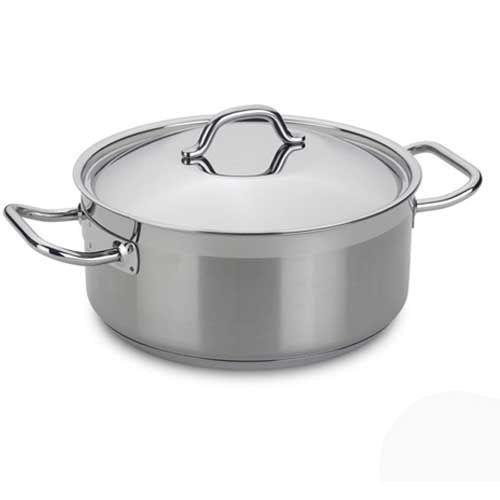 CACEROLA BAJA ACERO INOXIDABLE 30 CM-0