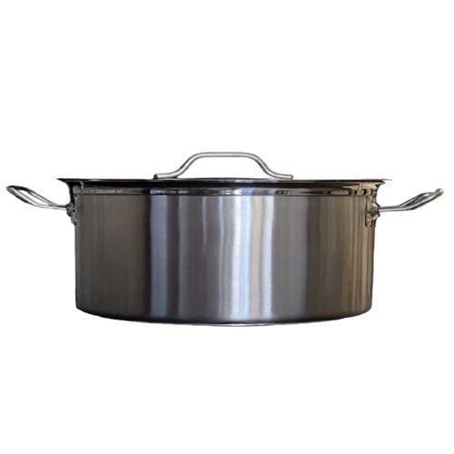 CACEROLA BAJA ACERO INOXIDABLE 30 CM-1