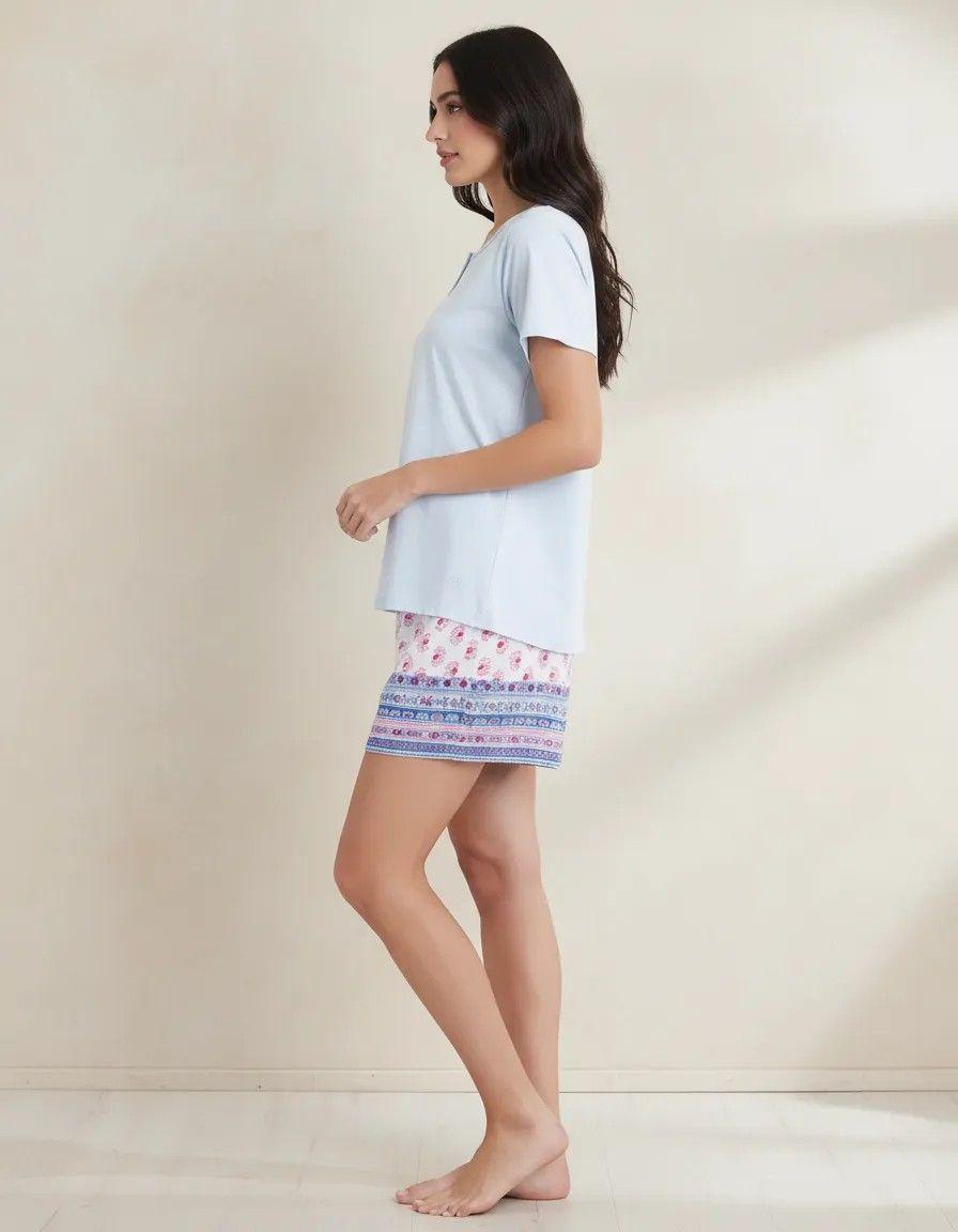 Pijama Cotton & Viscosa Estampada Short-3