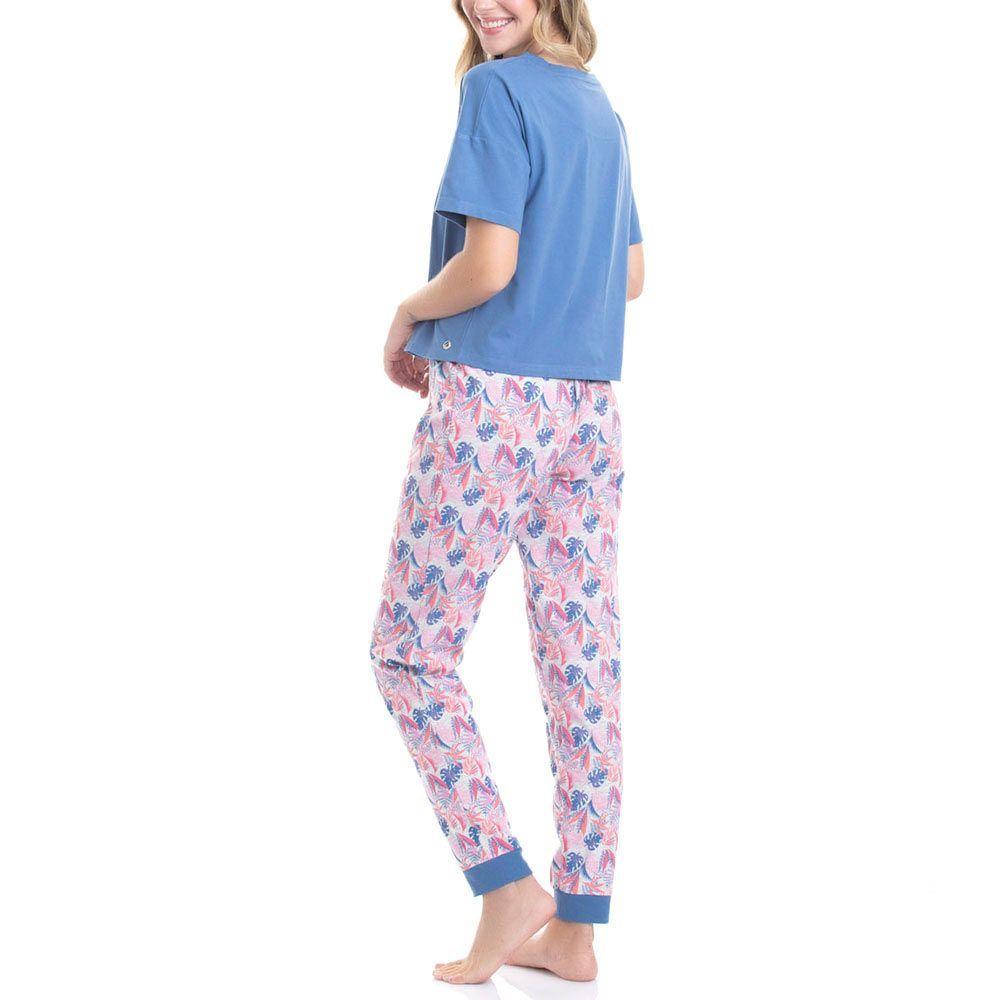 Pijama Algodón Estampada Hermosa-1
