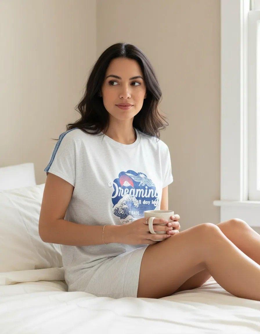 Camisola De Algodon Ultra Suave Con Bolsillos-5