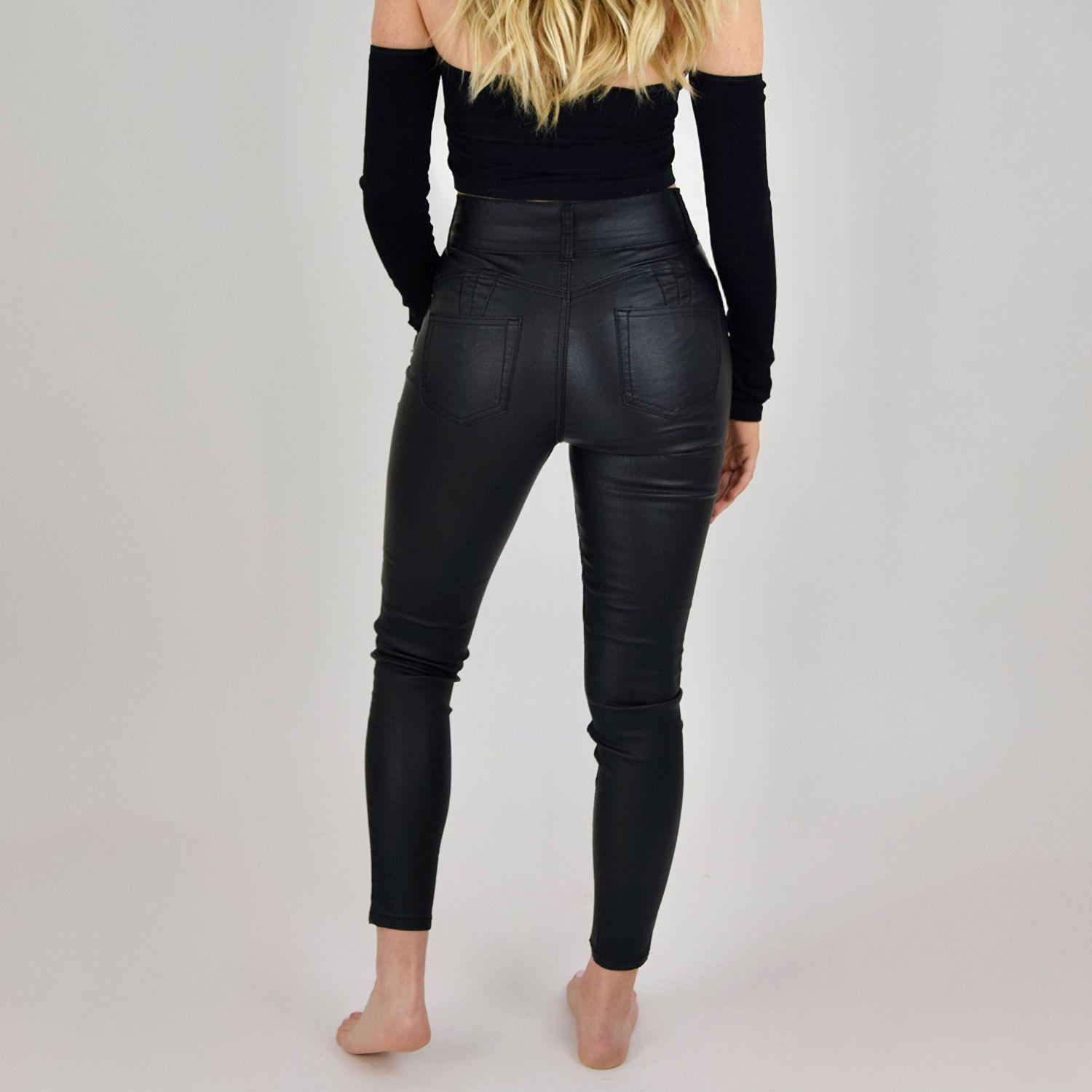 Pantalon Ecocuero Mujer-2